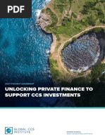 Unlocking Private Finance To Support CCS Investments