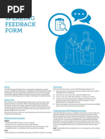 OET Speaking Feedback Form