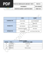 PCMV-01-02 Atencion de Clientes y La Gestion de Ventas