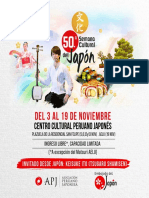 Programa - 50 Semana Cultural Del Japón