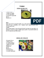 Semana 5 Cremas