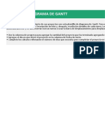 Diagrama de Gantt de Seguimiento de Fechas