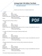 Biological Psychology Kalat 12th Edition Test Bank