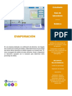 QG - Practica de Lab 2. Evaporación