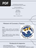 Ministerio de Economía y Finanzas