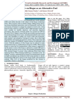 A Review On Biogas As An Alternative Fuel