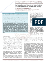 New Threats, Existing Remedies, and Unresolved Issues Related To The Effect of New IoT Capabilities On Security and Privacy