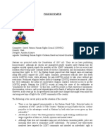 Haiti - Position Paper