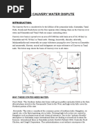 Cauvery Water Dispute