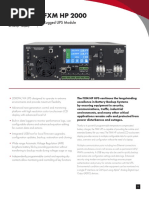 UPS Alpha FXMHP2000 Datasheet Eng