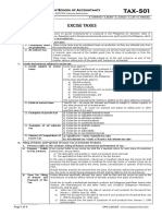 TAX-501 (Excise Taxes)