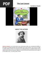 The Last Lesson by Alphonse Daudet - Jatinder Kaur