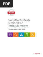 Comptia Pentest pt0 002 Exam Objectives (8 0)