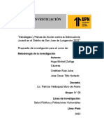 Estrategias y Planes de Acción Contra La Delincuencia Juvenil en El Distrito de San Juan de Lurigancho 2022