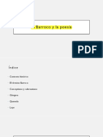 3.3 La Poesía en El Siglo XVII Gongora