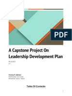 Leadership Development Plan