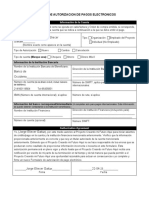 Form 7.22 Formulario de Autorización de Pagos Electronico ESP Jorge Gaitan