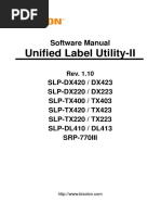 Manual Label Unified Utility-II English Rev 1 10