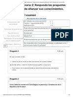 Cuestionario 2 Derecho Civil - Responda Las Preguntas Planteadas A Fin de Afianzar Sus Conocimientos