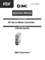 SMC LEC OM02601 Linear Drive