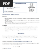 Matematica - 3 Año - Secuencia N°2