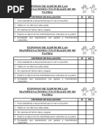 Comunicación Álbum de Las Manifestaciones Culturales de Mi Patria - Viernes 22