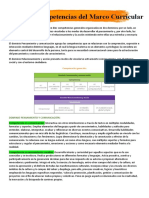 Competencias Del Marco Curricular Nacional