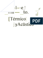 Aislamiento Termico y Acustico Ceac