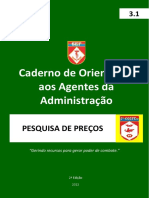 Caderno de Orientação 3-1 Pesquisa de Preços 2022