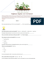  Neighbours Together Household Assessment and Pledge Forms