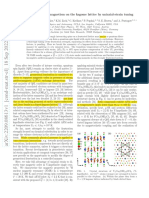 2022 - JRWang - ArXiv - Controlling Frustrated Magnetism On The Kagome Lattice by Uniaxial-Strain Tuning