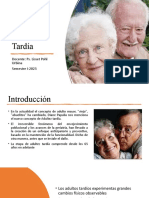 Clase Adultez Tardía Psicología Del Desarrollo Humano 2023