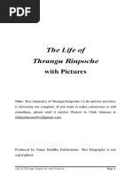 The Life of Thrangu Rinpoche With Pictures