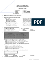 Soal Pat Bahasa Indonesia Kelas 7 Sem.2