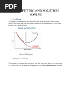 Overfitting and Solution Sovlve