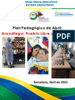 Plan Pedagògico de Abril Anzoategui de Pueblo Libre y Soberano