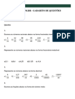 Questoes 7o Ano Numeros Racionais