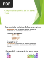 Composición Química de Los Seres Vivos y Biomoléculas