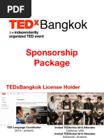 TEDxBangkok Sponsorship Pack