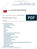 Revisión de La Ciencia Gerencial - Directrices para El Envío