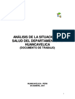 Analisis de Siruacion de Salud en Huancavelica