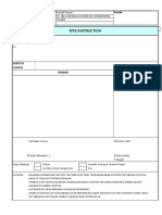 Form Site Instruction