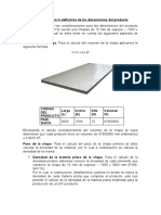 Dimensionamiento Del Producto