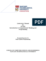 SC1003 Ex 2 - Basic Python Programming