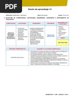 Geo 3.° Sesión de Aprendizaje 14