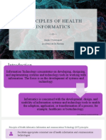 Principles of Health Informatics