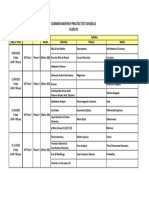 Common Monthly Practice Test Schedule Class Xii