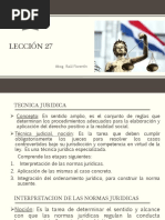 Lección 27