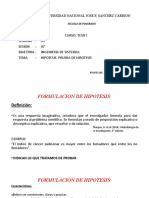 SEMANA 03. Sesión 07. Hipótesis. Prueba de Hipótesis