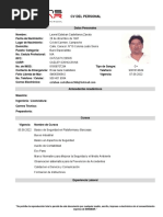 CV-BC Leonel Esteban Castellanos